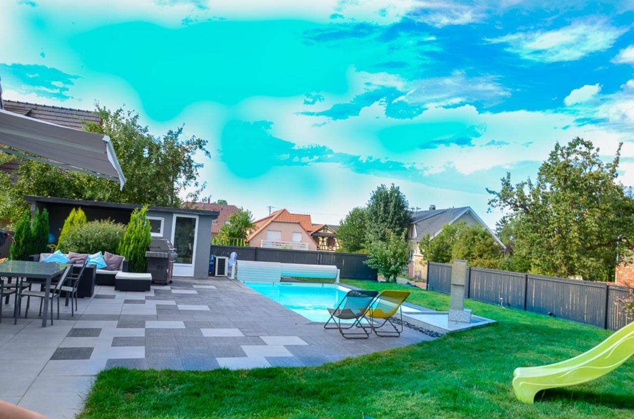 Gîtes Spa Strasbourg - La Villa 14 Furdenheim Esterno foto